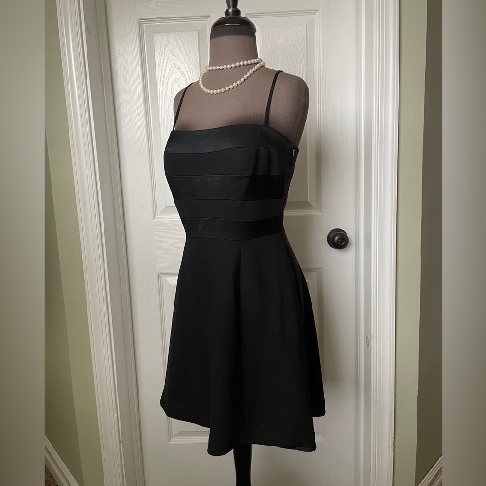 Black cocktail dress